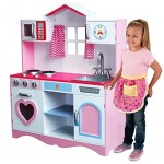 Bucatarie multifunctionala de joaca copii  roz - Play Kitchen